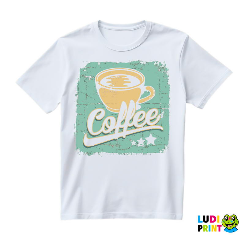 Coffee - Blue - Kafa - Majica