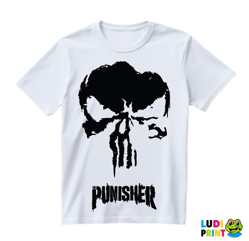 Skull And Logo - Punisher - Majica