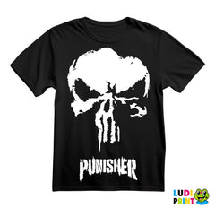 Skull And Logo - Punisher - Majica