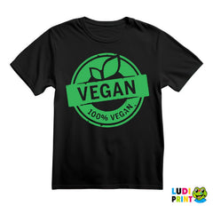 One Hundred Percent Vegan - Green Apple - Vegan - Majica