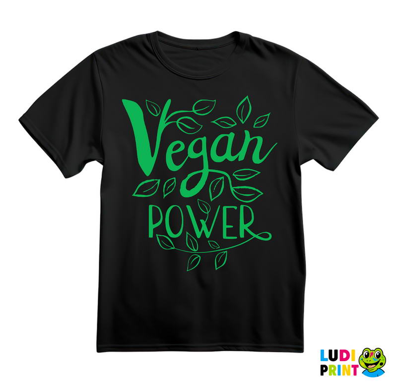 Vegan Power - Green - Vegan - Majica