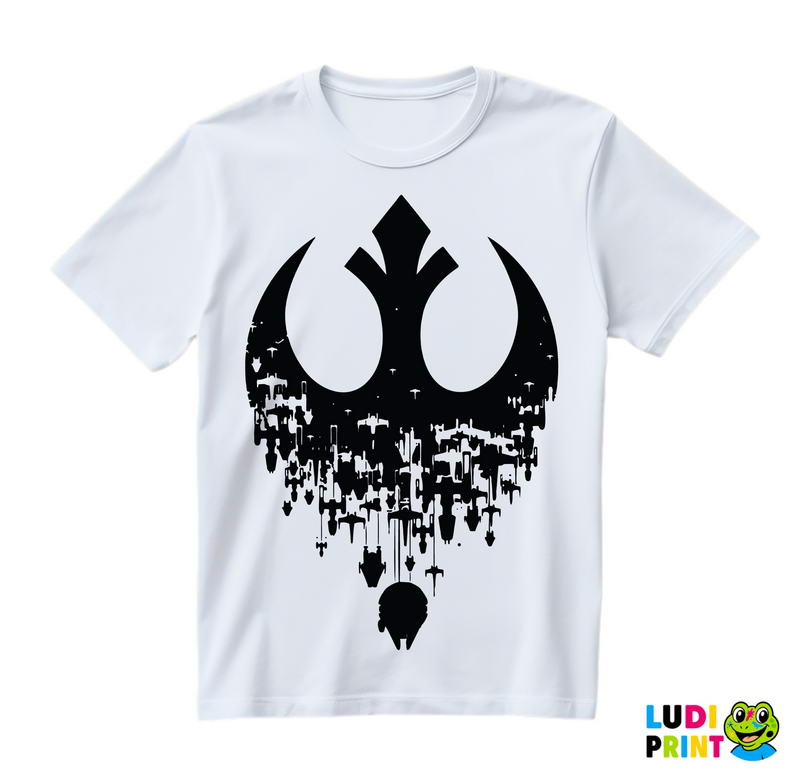 Rebel Alliance - Starships - Falcon - Star Wars - Majica