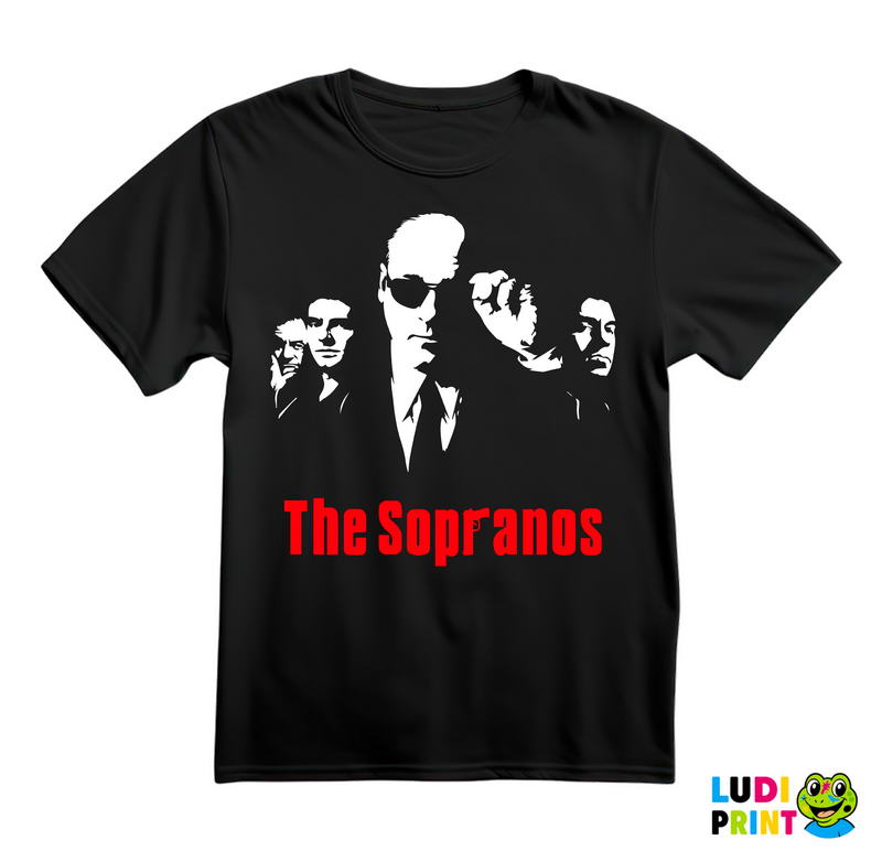 White Outline - The Sopranos - Majica