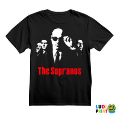 White Outline - The Sopranos - Majica