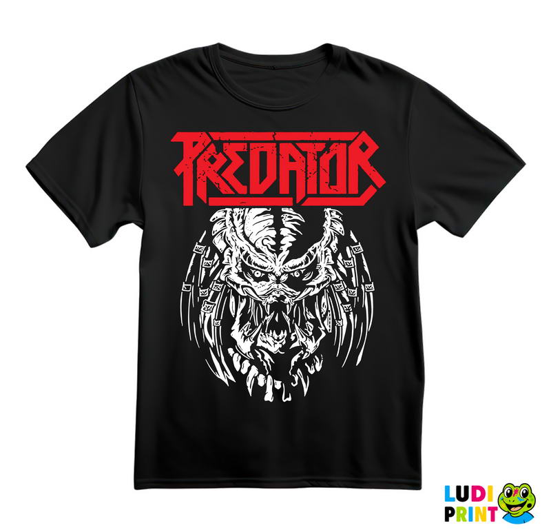 Logo And Head - Predator - Majica