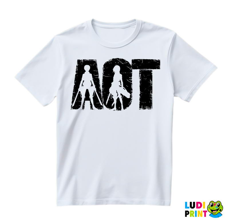 Logo - Attack on Titan - AOT - Majica