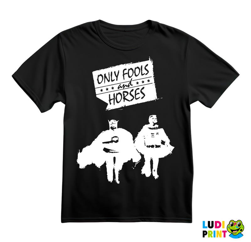 Batman And Robin - Del Boy And Rodney - Black - Only Fools And Horses - Mućke - Majica
