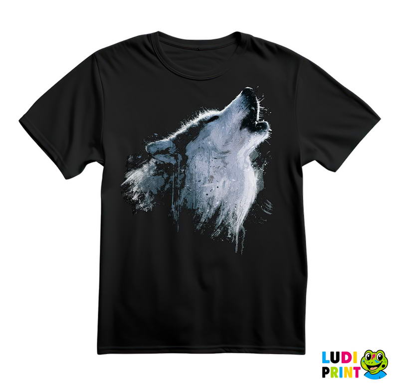 Wolf Portrait Painting - Vuk - Životinje - Majica