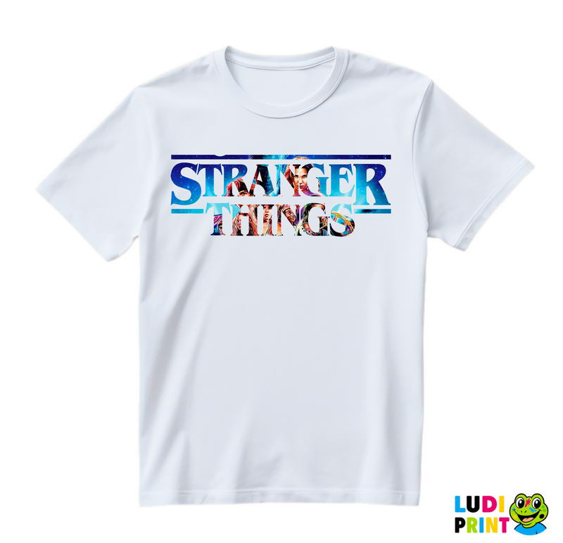 Blue Logo - Stranger Things - Majica