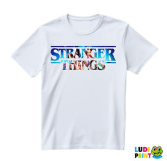Blue Logo - Stranger Things - Majica