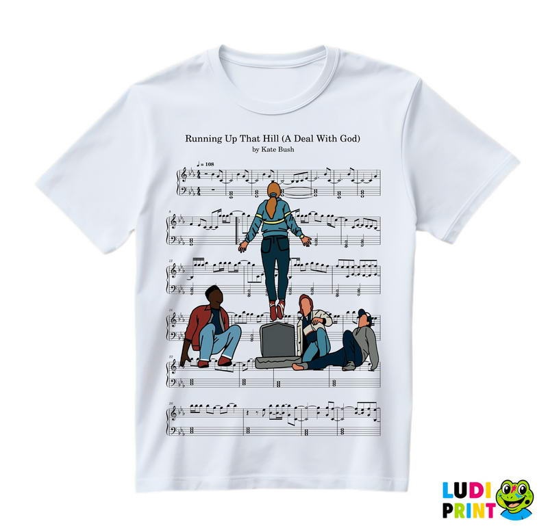 Running Up That Hill - Music Sheet - Stranger Things - Majica