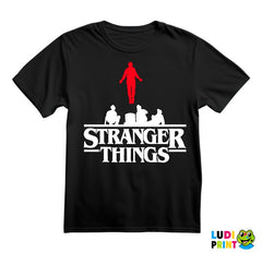 Logo And Levitating Max - Stranger Things - Majica