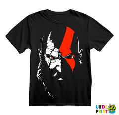 Face - Kratos - God Of War - Majica