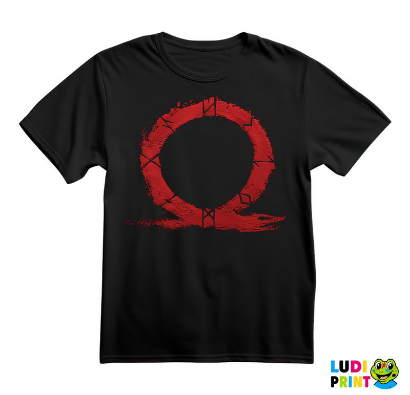 Omega Symbol - Brush Strokes - God Of War - Majica