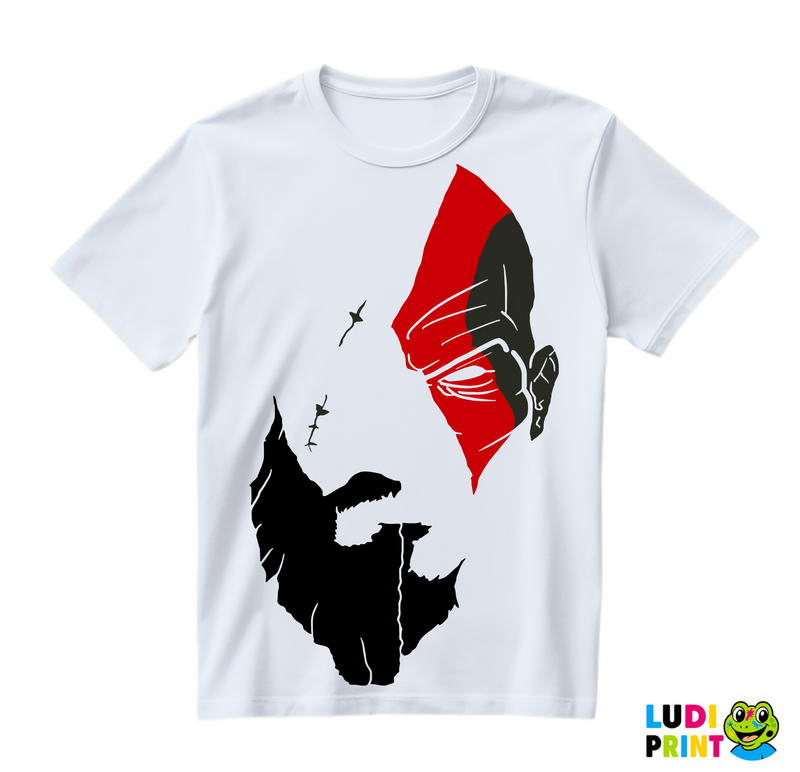 Half Kratos - God Of War - Majica