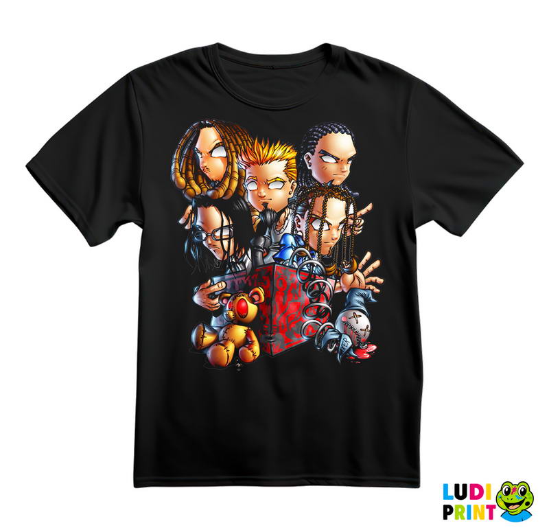 Korn - Caricature - Muzika - Majica