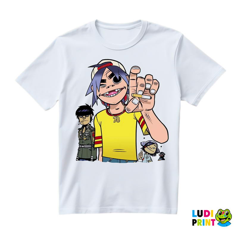 Gorillaz - Up Close - Muzika - Majica