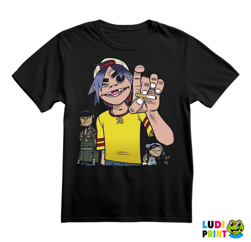 Gorillaz - Up Close - Muzika - Majica