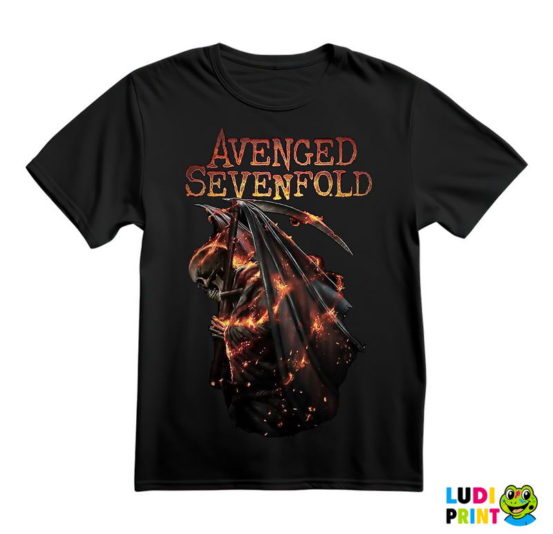 Avenged Sevenfold - Burning - Muzika - Majica