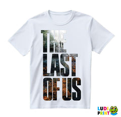 Ellie And Joel - Logo - Walking At Ruined City - The Last Of Us - Majica