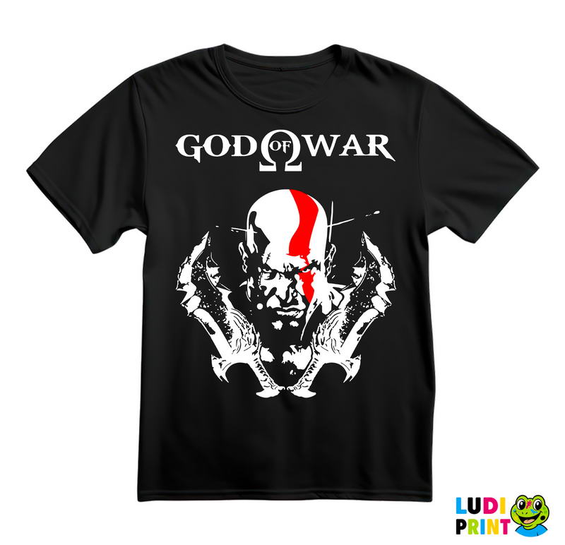 Logo And Kratos - God Of War - Majica