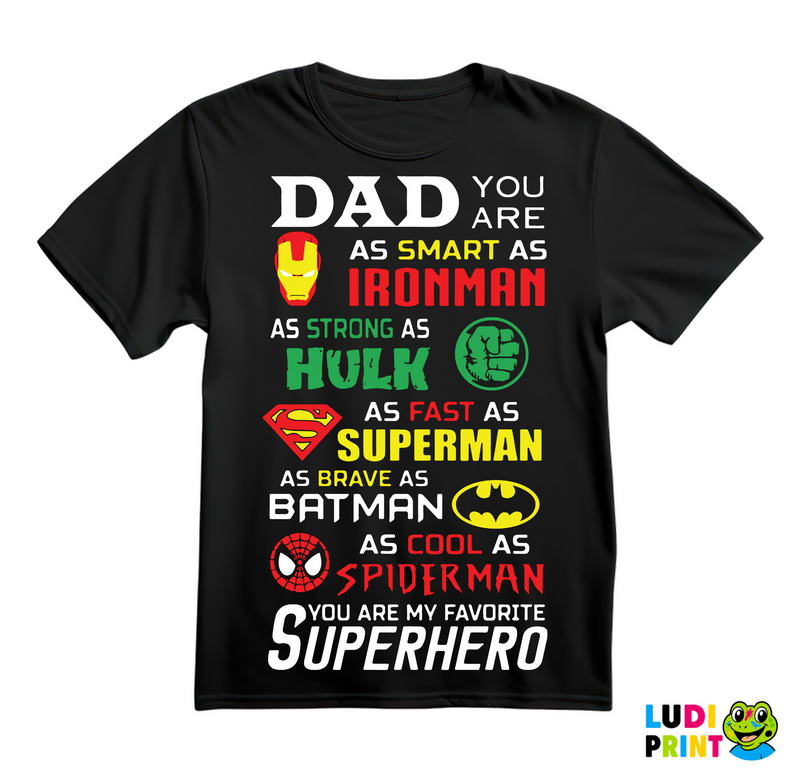 Dad - Superhero - Mama i Tata - Ljubav - Majica