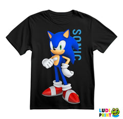 Logo In The Background - Sonic - Majica