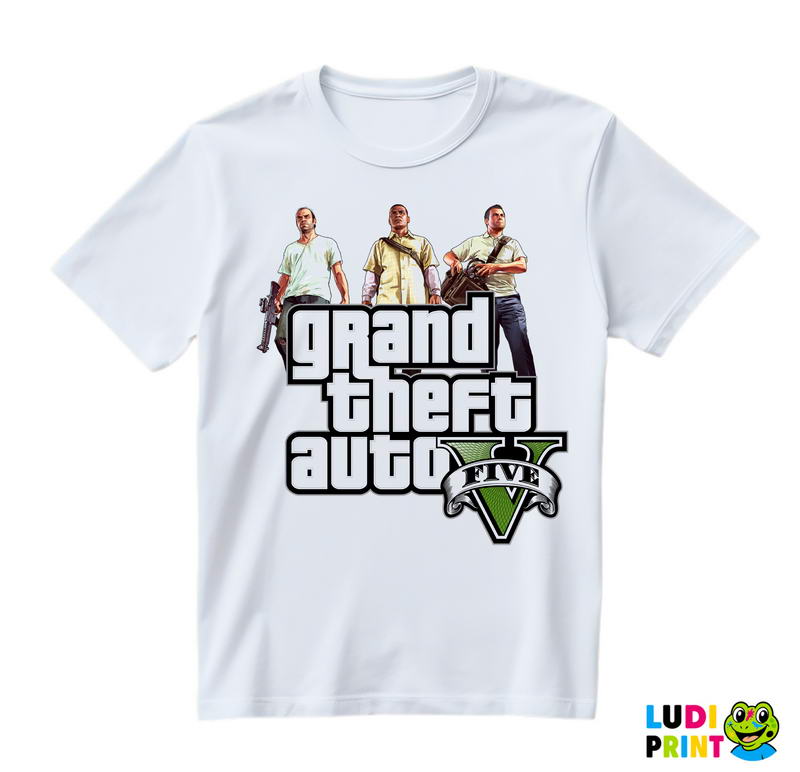 Michael, Franlkin And Trevor - GTA 5 - Majica