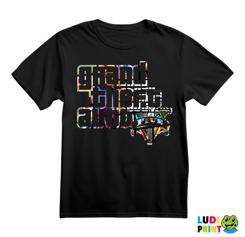 Logo - Colors - GTA 5 - Majica