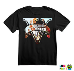 V Logo - Colors - GTA 5 - Majica