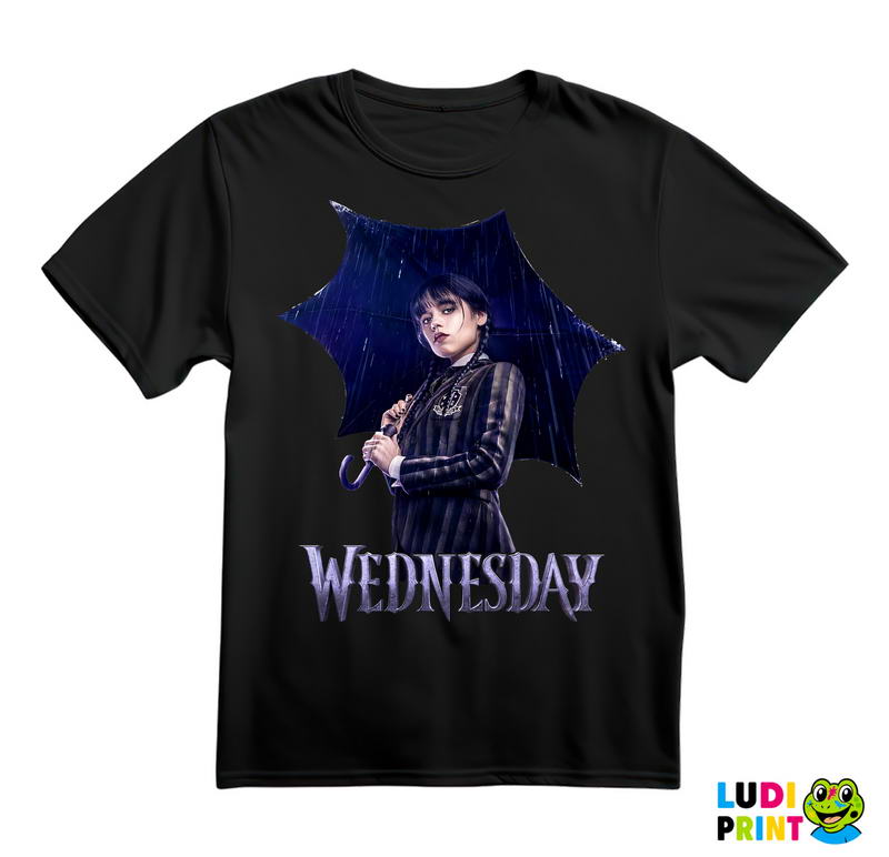 With An Umbrella - Rain - Wednesday - Sreda - Majica