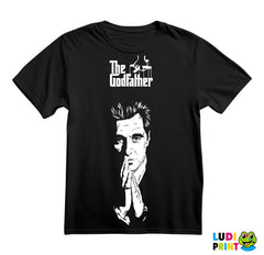 Michael Corleone - Al Pacino And Logo - The Godfather - Kum - Majica