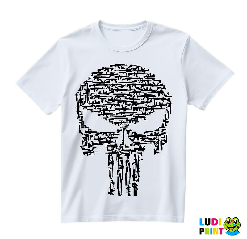 Guns - Skull - Punisher - Majica