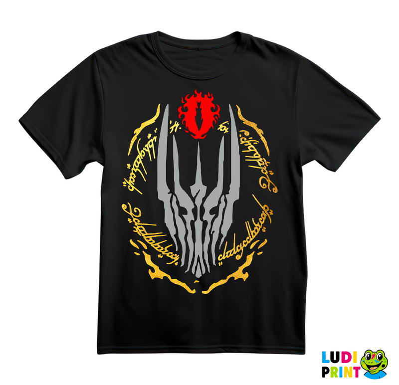 Sauron - Red And Gold - Lord Of The Rings - LOTR - Majica