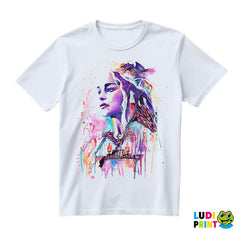 Daenerys Targaryen And Dragons - Watercolor Spill - Game Of Thrones - GOT - Majica