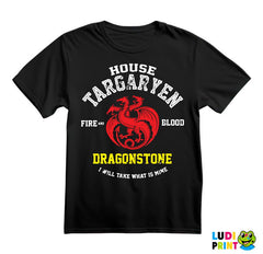 House Targaryen - I Will Take What Is Mine - White, Red And Yellow - Game Of Thrones - GOT - Majica