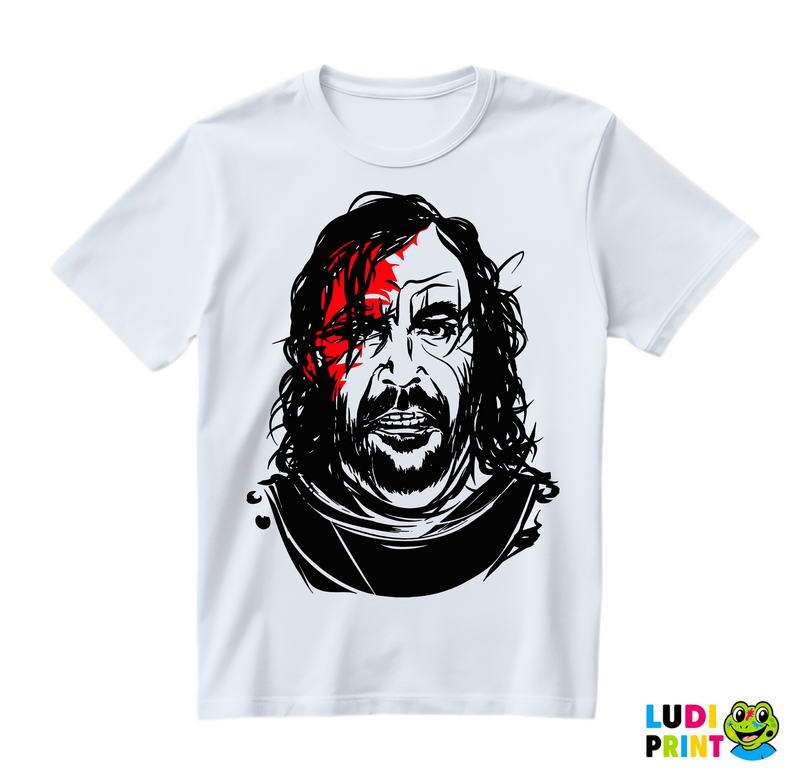 Sandor Clegane - The Hound - Pencil Drawing - Game Of Thrones - GOT - Majica