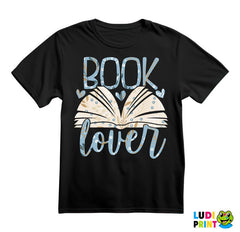 Book Lover - Blue And Cream - Books - Čitanje - Knjige - Majica