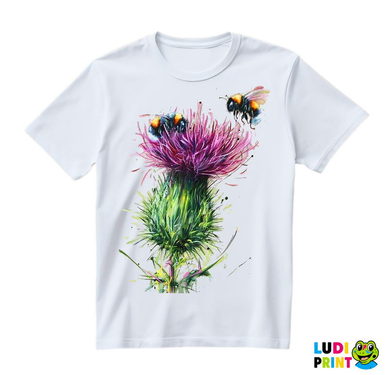 Arctium And Bees - Art - Majica