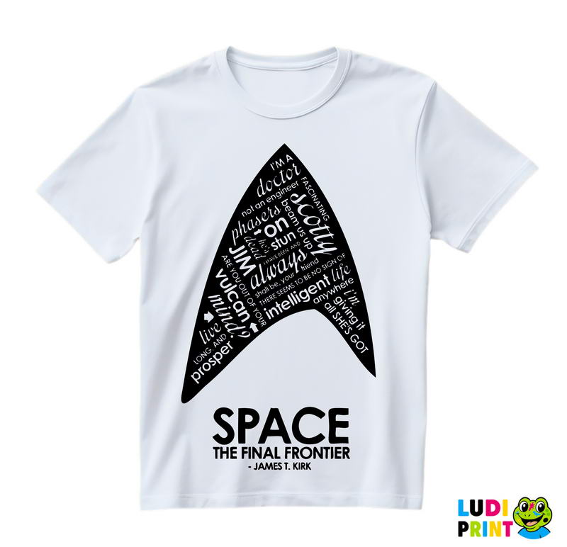 Space - The Final Frontier - James T. Kirk - Star Trek - Majica