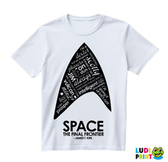 Space - The Final Frontier - James T. Kirk - Star Trek - Majica