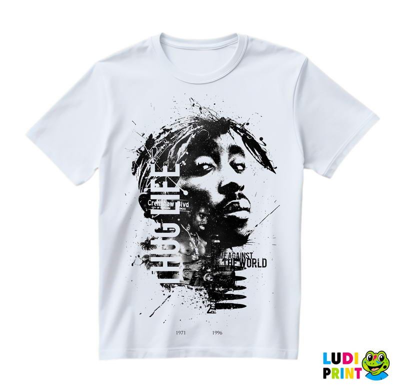 2Pac - Thug Life - Muzika - Majica