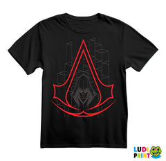 Red Hood And Grey Shapes - Assassin's Creed - Majica