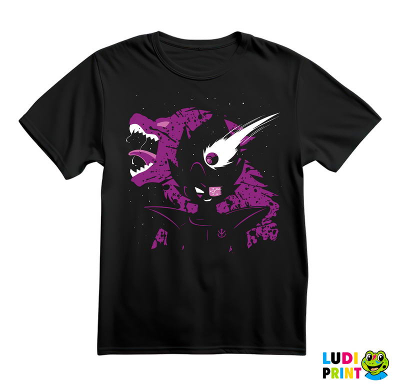 Great Ape And Vegeta - Purple - Goku - Dragon Ball - Majica