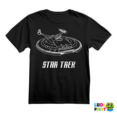 Nx 01 Enterprise And Logo - Star Trek - Majica
