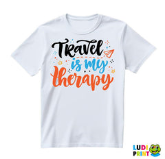 Travel Is My Therapy - Planinarenje - Kampovanje - Priroda - Nature - Majica