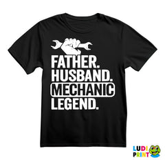 Father. Husband. Mechanic Legend. - Radionica - Majstor - Majica