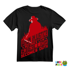 When Injustice Becomes Law, Rebbelion Becomes Duty - V for Vendetta - Filmovi - Majica