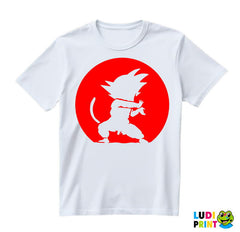 Casting Kamehameha - Shadow - Red Moon - Goku - Dragon Ball - Majica