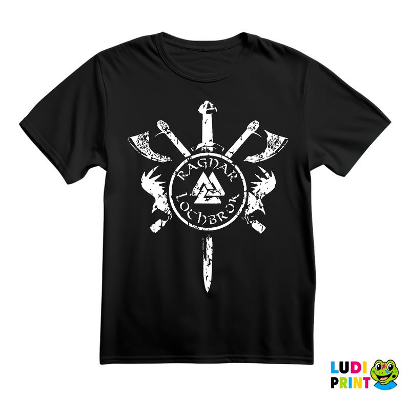 Ragnar Lothbrok - Logo - Vikings - Majica